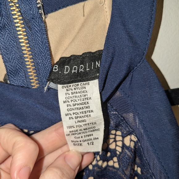 B. Darlin navy bodycon dress - Picture 2 of 4